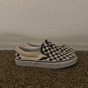NEW!! checkered vans